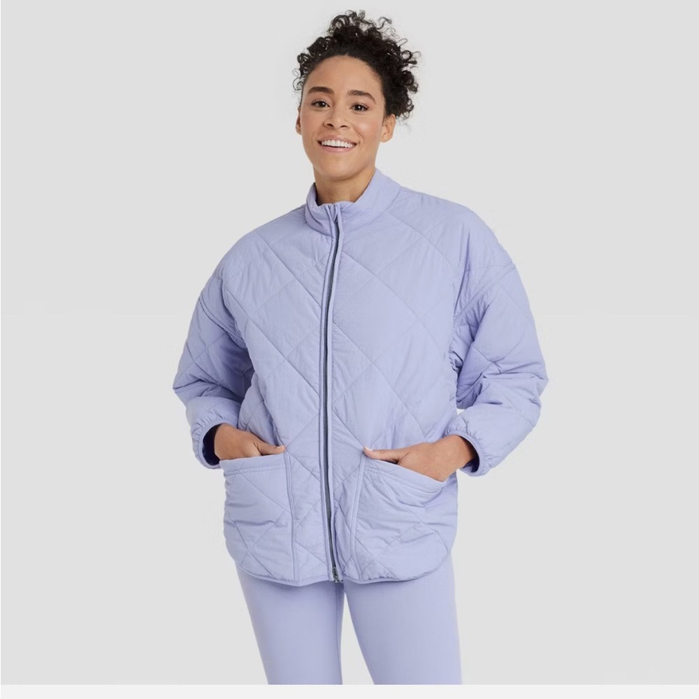 All In Motion Zip-Up Lightweight Quilted Jacket - Picture 3 of 10
